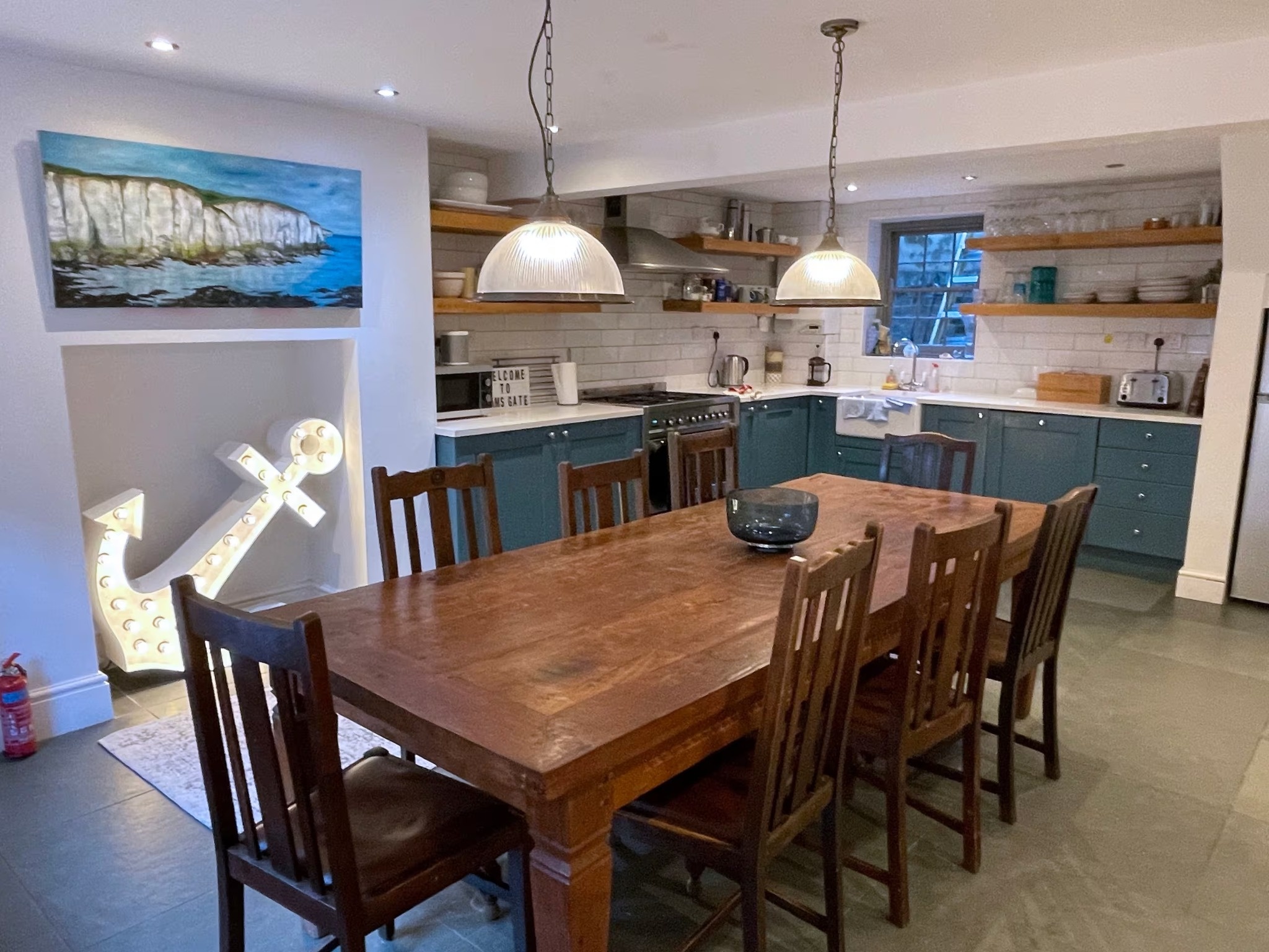 Ramsgate Georgian house kitchen and dining room